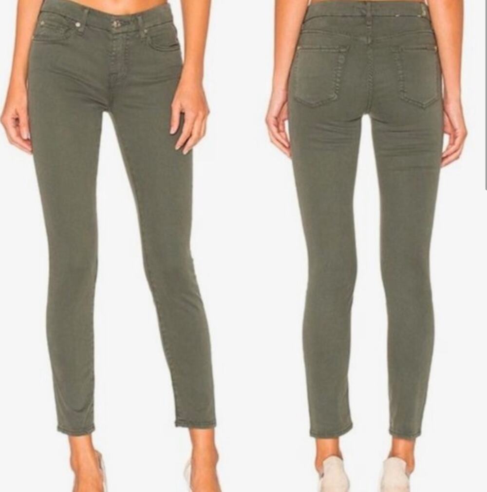 7 for All Mankind Green Jeans